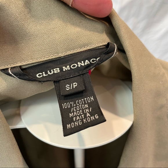 CLUB MONACO trench coat size small - Picture 3 of 15